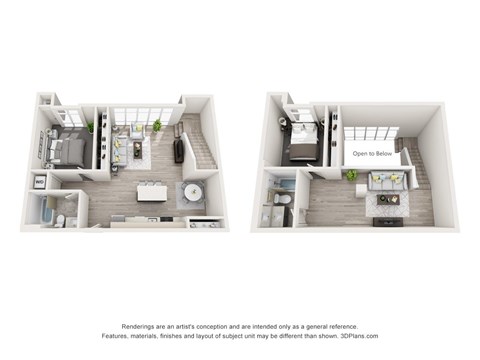Floor plan for 2 beds, 2 baths, 1468 sqft